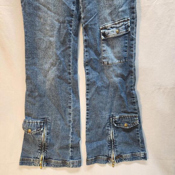 Vintage Baby Phat Women's Jeans Blue Size 9/10 - Picture 3 of 12